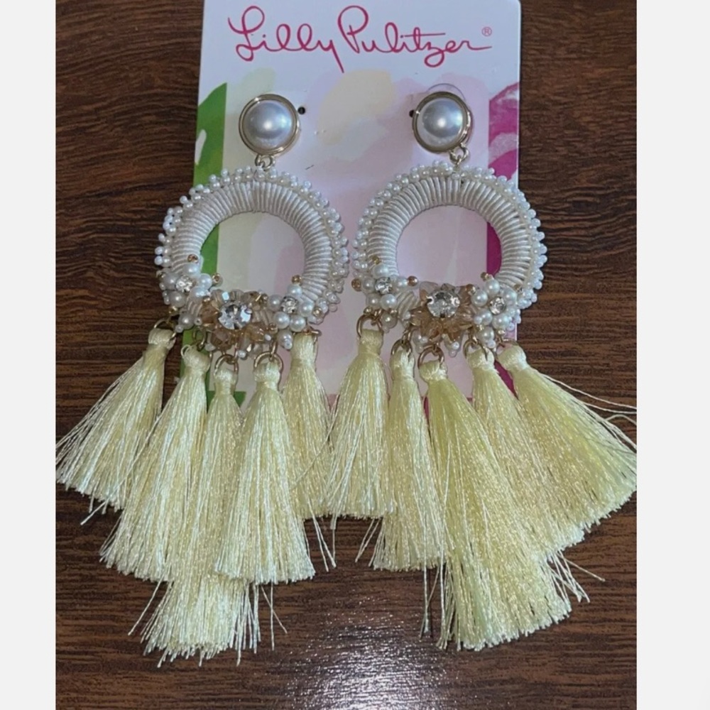 Lilly Pulitzer SUNS OUT EARRINGS NWT